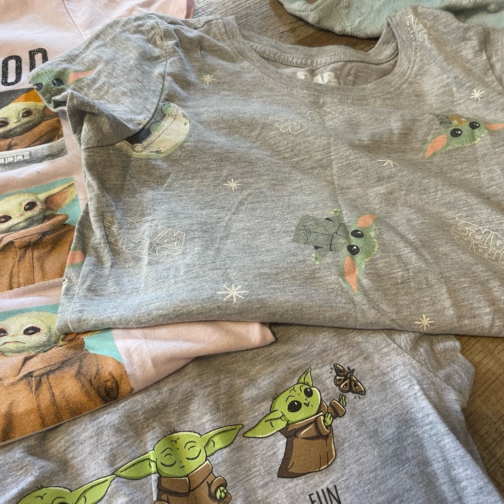 Baby yoda shirts